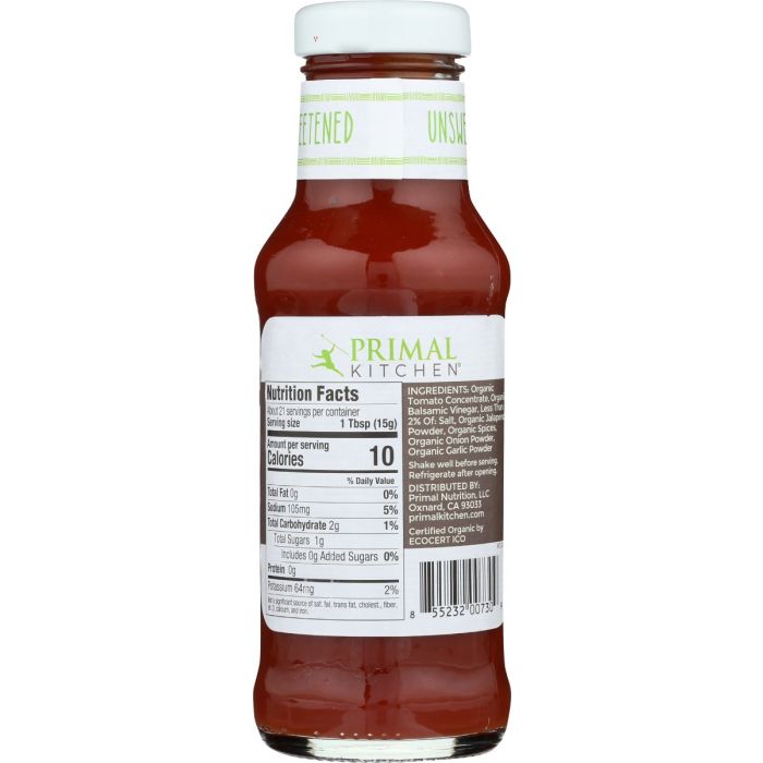 PRIMAL KITCHEN: Ketchup Unswtnd Spicy Org, 11.3 oz