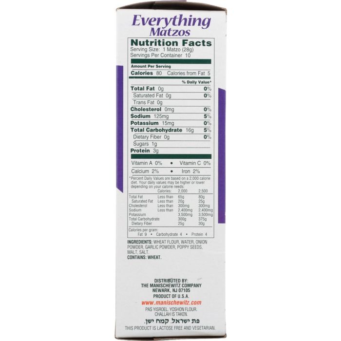 MANISCHEWITZ: Matzo Everything, 10 oz