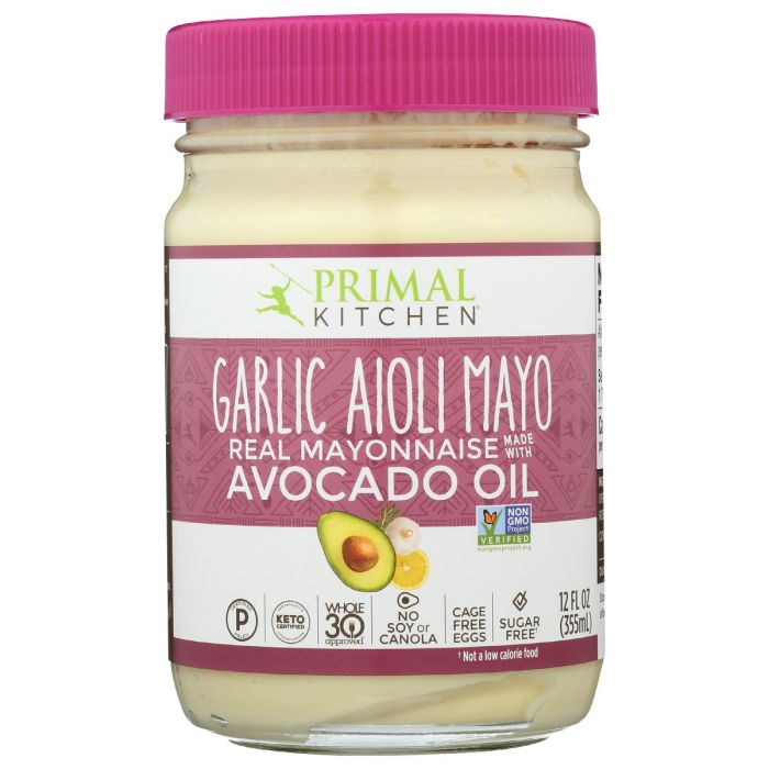 PRIMAL KITCHEN: Mayo Grlc Aioli Avcdo Oil, 12 oz