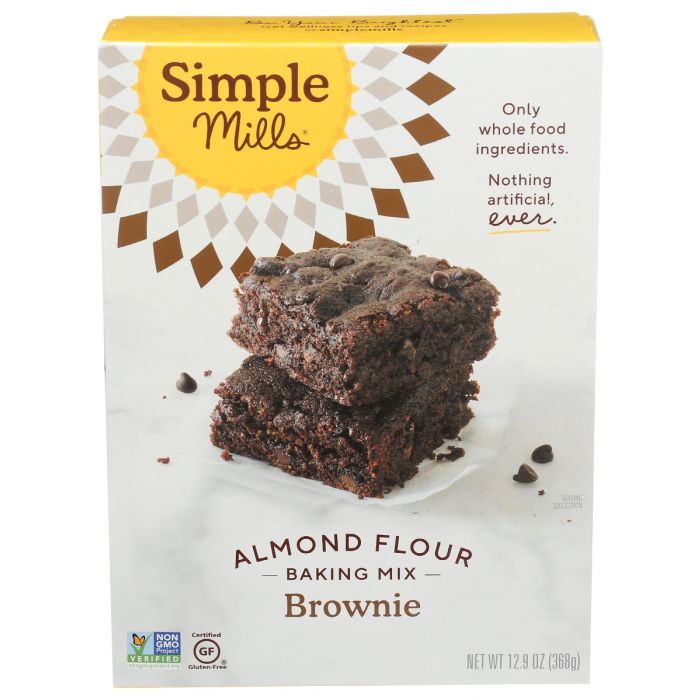 SIMPLE MILLS: Mix Brownie, 12.9 oz