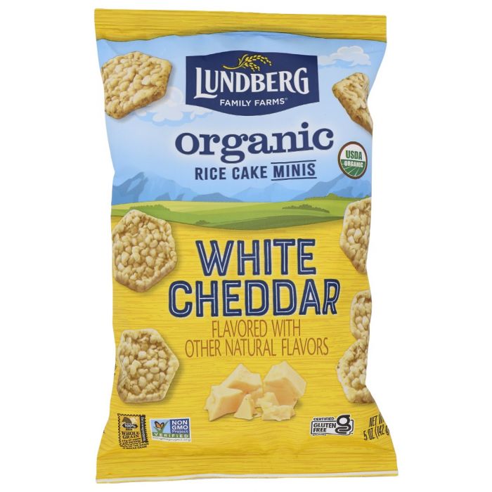 LUNDBERG: Rice Cakes White Mini, 5 oz