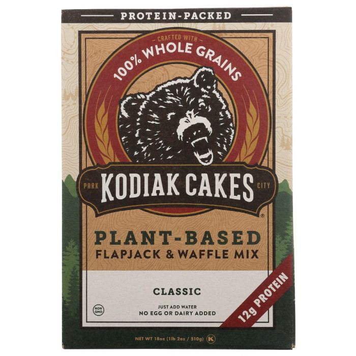 KODIAK: Mix Flpjk Homestd Plnt Bs, 18 oz