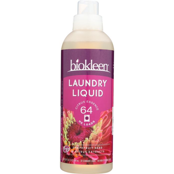 BIO KLEEN: Laundry Liq Citrus, 32 oz