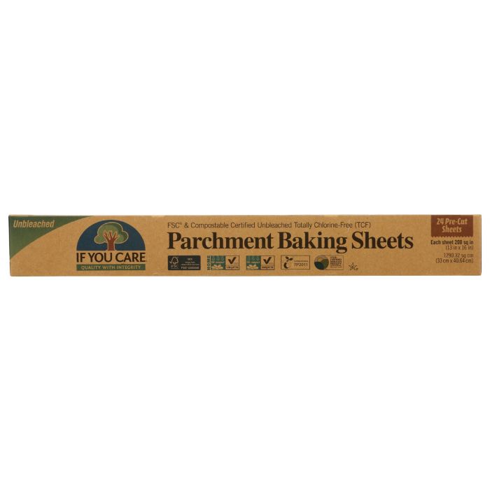 IF YOU CARE: Parchment Paper Sheets, 24 pc