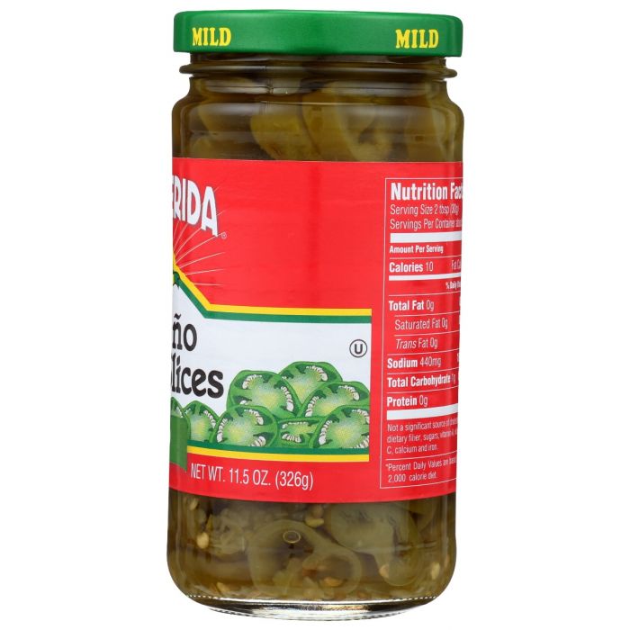 LA PREFERIDA: Pepper Jlpno Nacho Mild, 11.5 oz