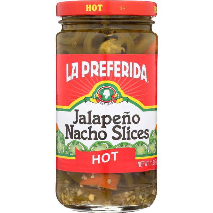 LA PREFERIDA: Pepper Jlpno Slc Hot, 11.5 oz