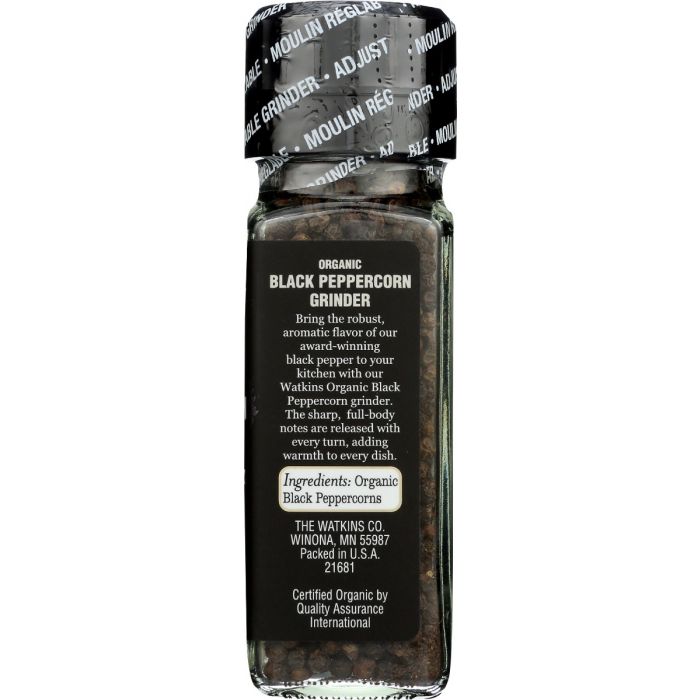 WATKINS: Peppercorn Blk Grindr Org, 2.6 oz