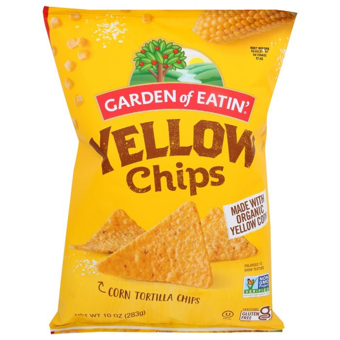 GARDEN OF EATIN: Chip Tortilla Yellow, 10 oz