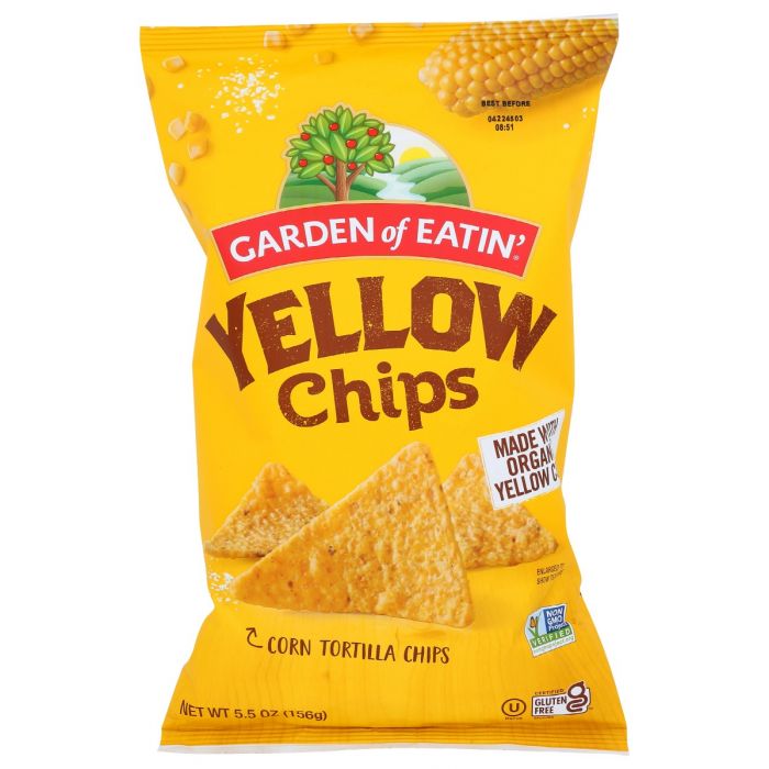 GARDEN OF EATIN: Chips Tortilla Yellow, 5.5 oz