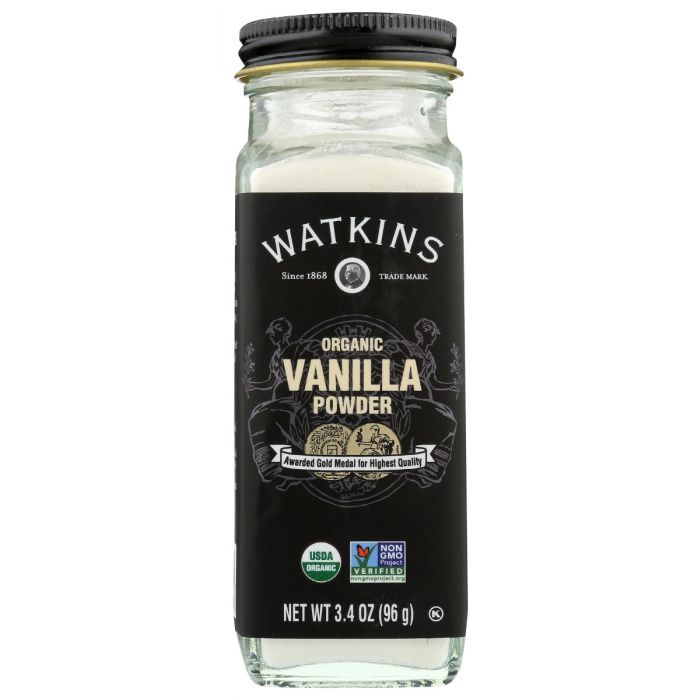 WATKINS: Powder Vanilla Org, 3.4 oz