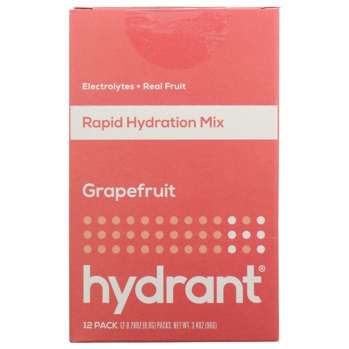 HYDRANT: Hydration Grapefruit 12Pk, 12 ea