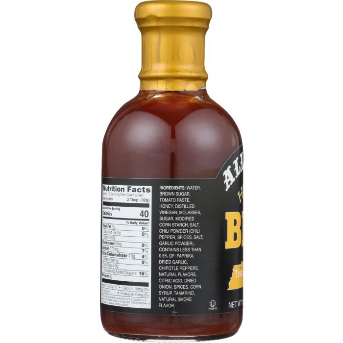 ALLEGRO: Sauce Honey Bbq, 18 oz