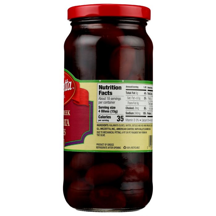 MEZZETTA: Olive Greek Kalamata, 10 oz