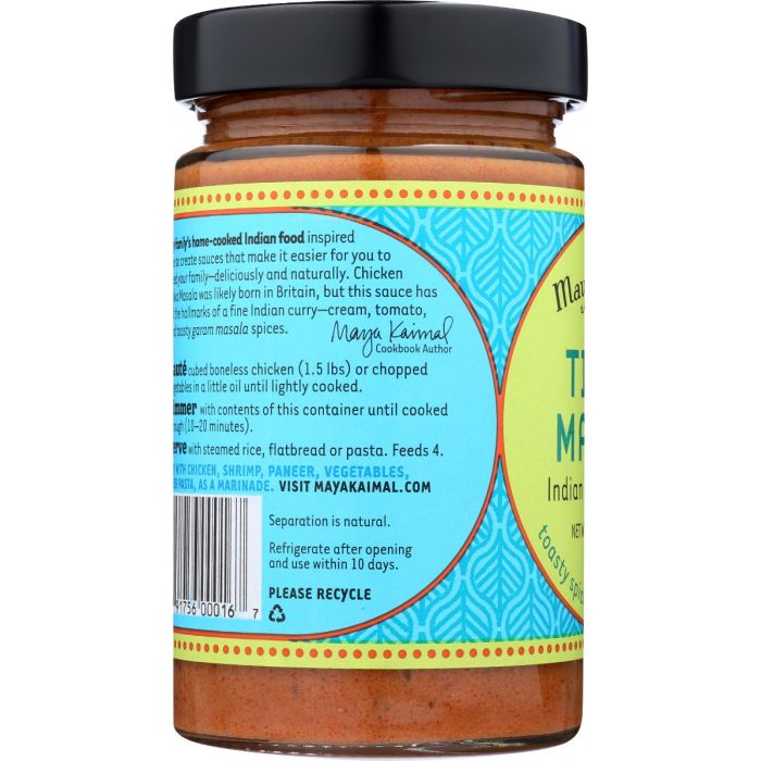 MAYA KAIMAL: Sauce Smmr Tikka Masala, 12.5 oz