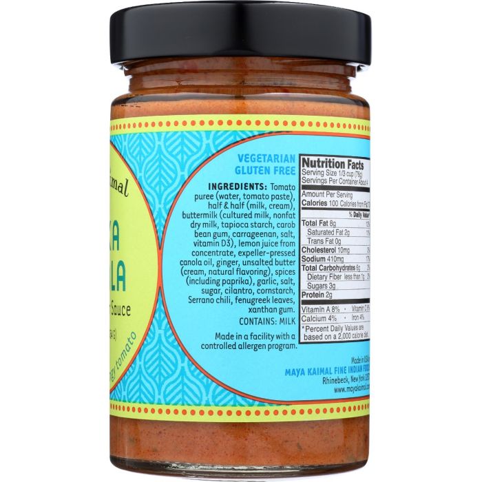 MAYA KAIMAL: Sauce Smmr Tikka Masala, 12.5 oz