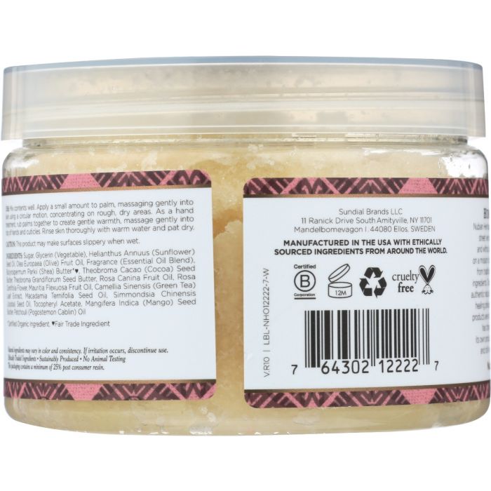 NUBIAN HERITAGE: Body Scrub Patchouli Brti, 12 oz