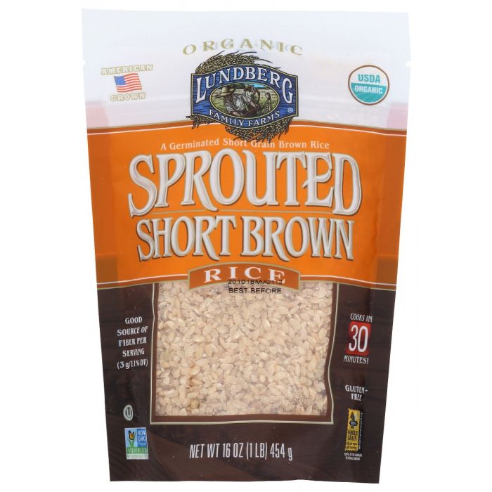 LUNDBERG: Rice Sprtd Brwn Short, 16 oz