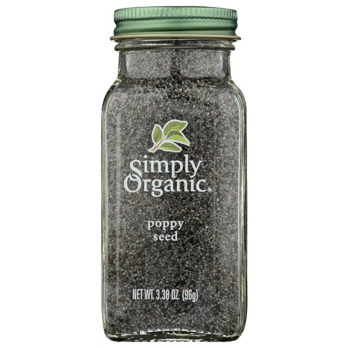 SIMPLY ORGANIC: Poppy Seed Whole Org, 3.38 oz