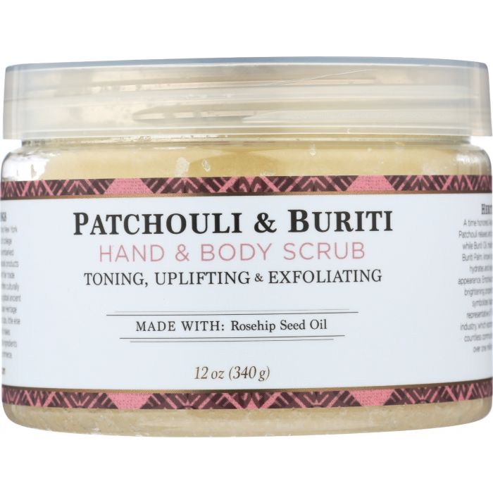 NUBIAN HERITAGE: Body Scrub Patchouli Brti, 12 oz