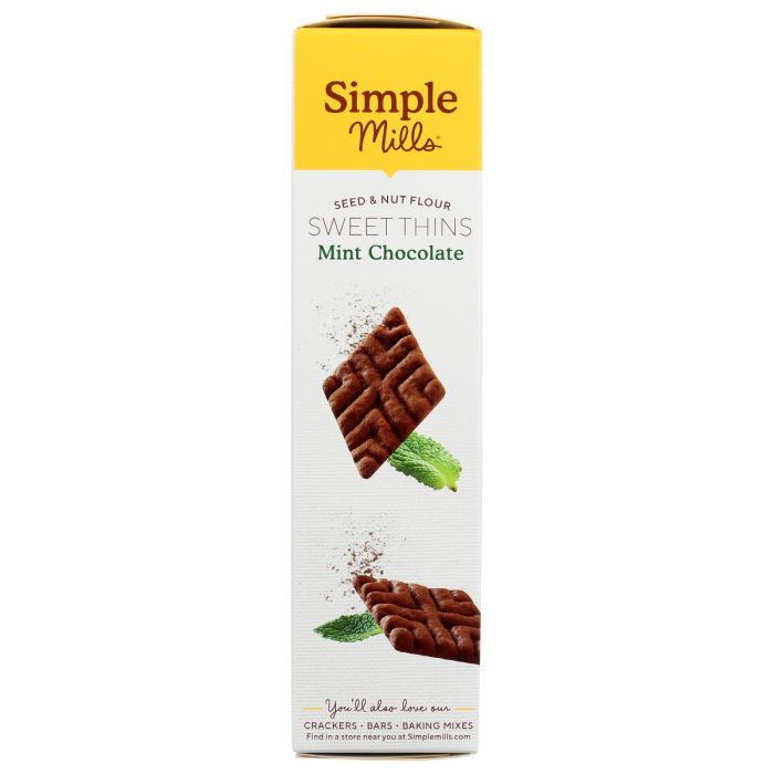 SIMPLE MILLS: Sweet Thins Chocolate Mint, 4.25 oz