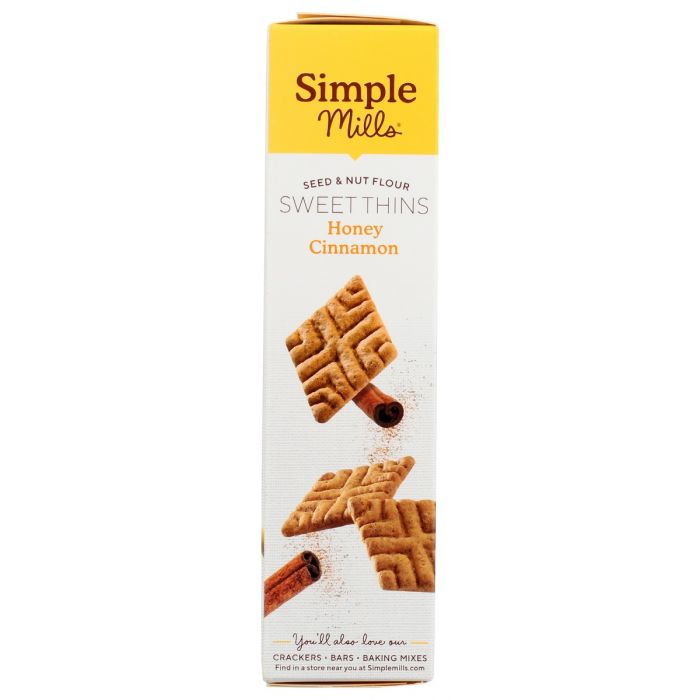 SIMPLE MILLS: Sweet Thins Honey Cinnamn, 4.25 oz