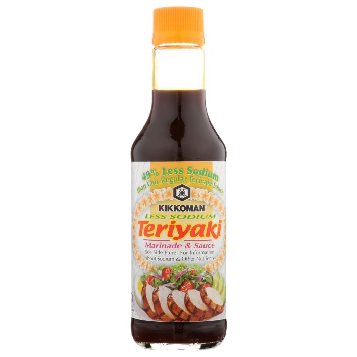 KIKKOMAN: Sauce Teriyaki Less Sdm, 10 oz