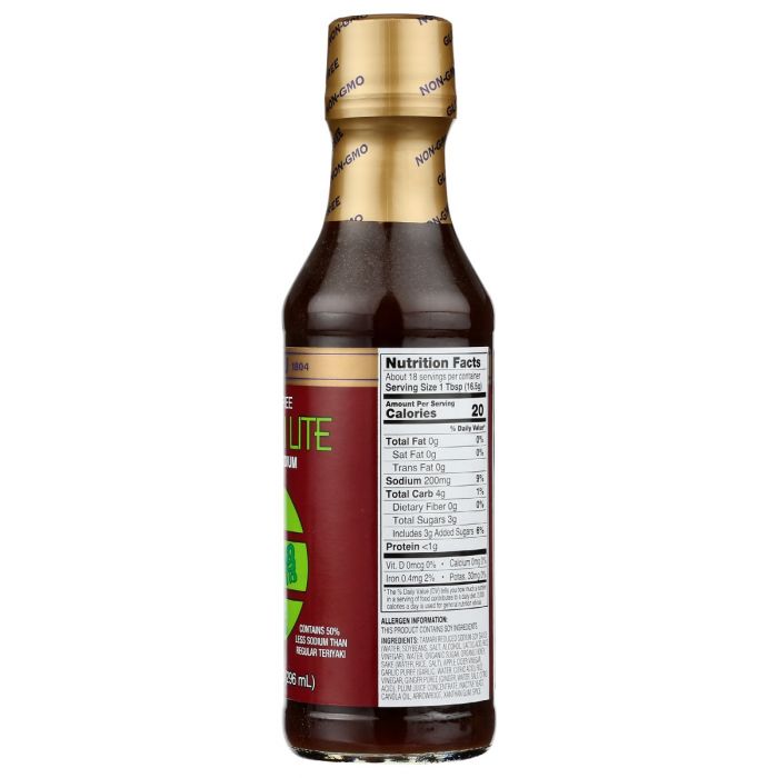 SAN J: Sauce Teriyaki Lite, 10 fo