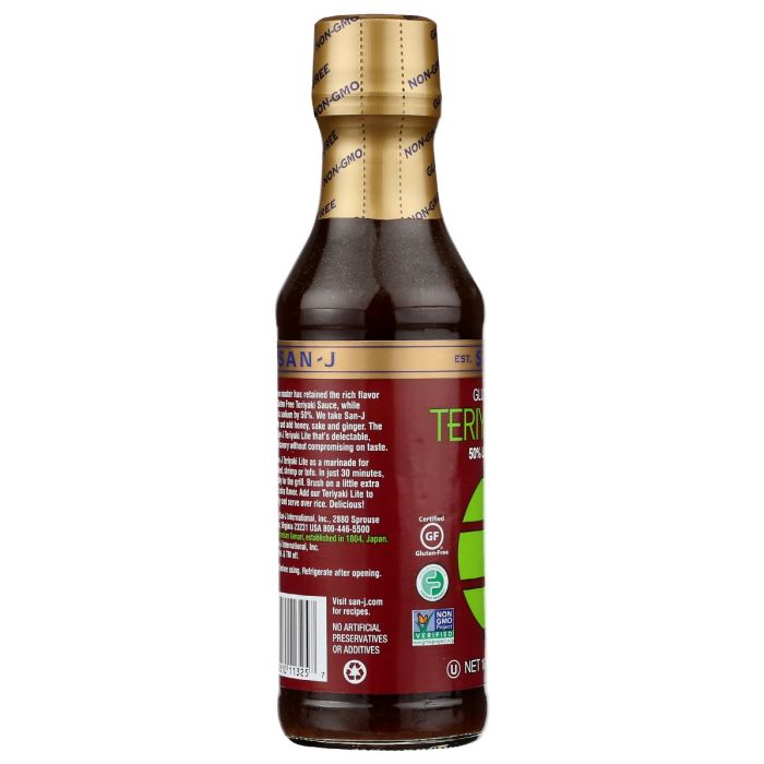 SAN J: Sauce Teriyaki Lite, 10 fo