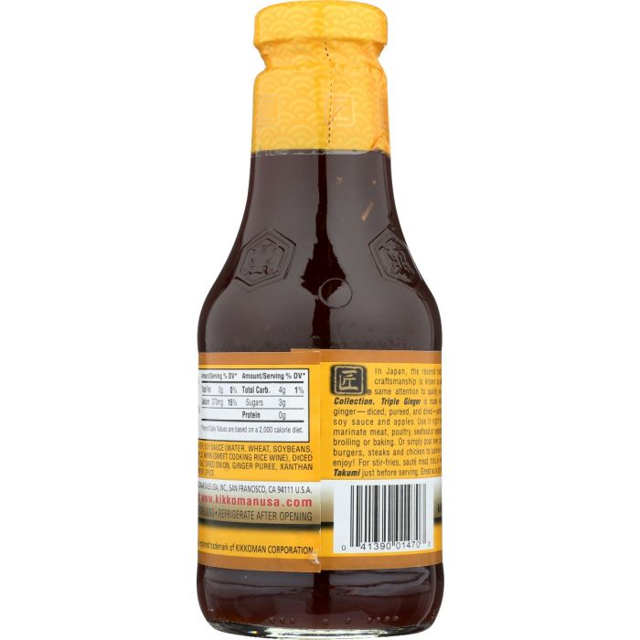 KIKKOMAN: Sauce Teriyaki Trpl Gngr, 19.5 oz