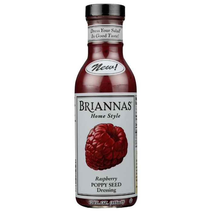 BRIANNAS: Dressing Rsbry Poppy Sd, 12 oz