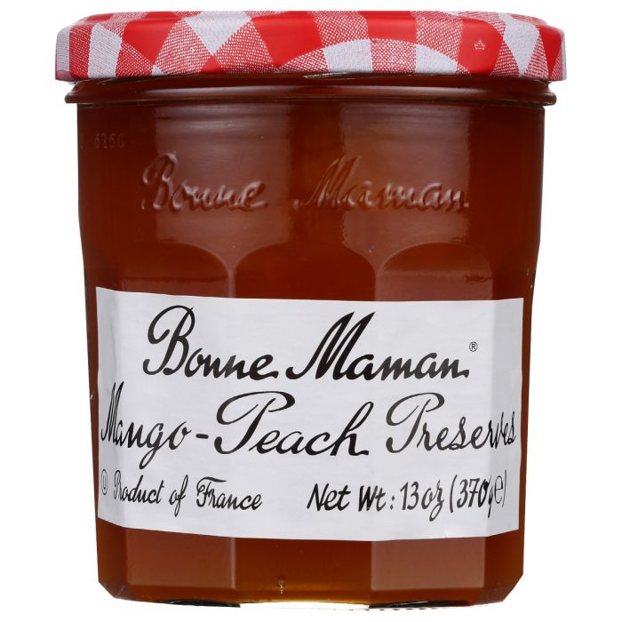 BONNE MAMAN: Preserves Mango Peach, 13 oz