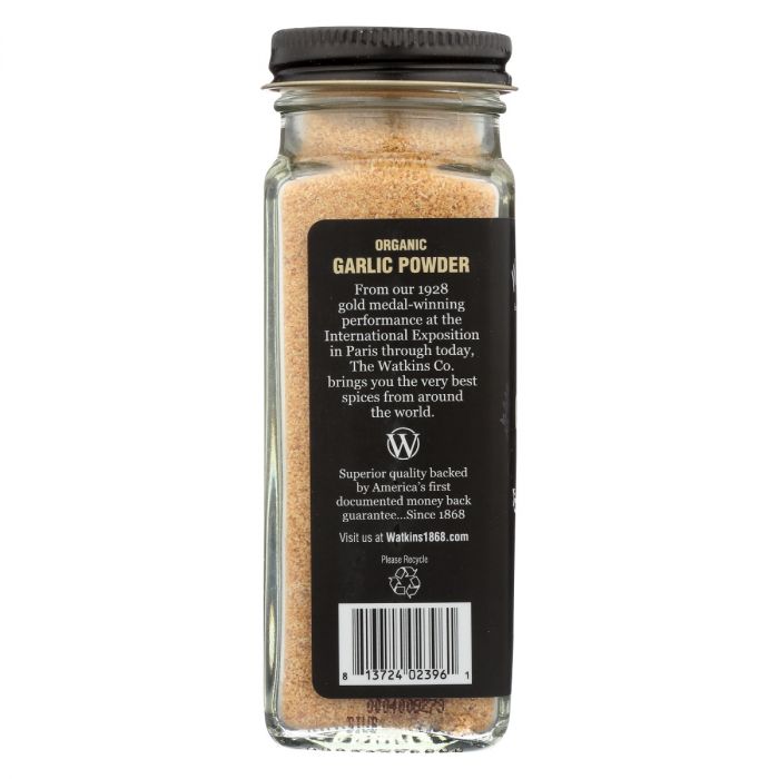 WATKINS: Ssnng Garlic Powder Org, 3.1 oz