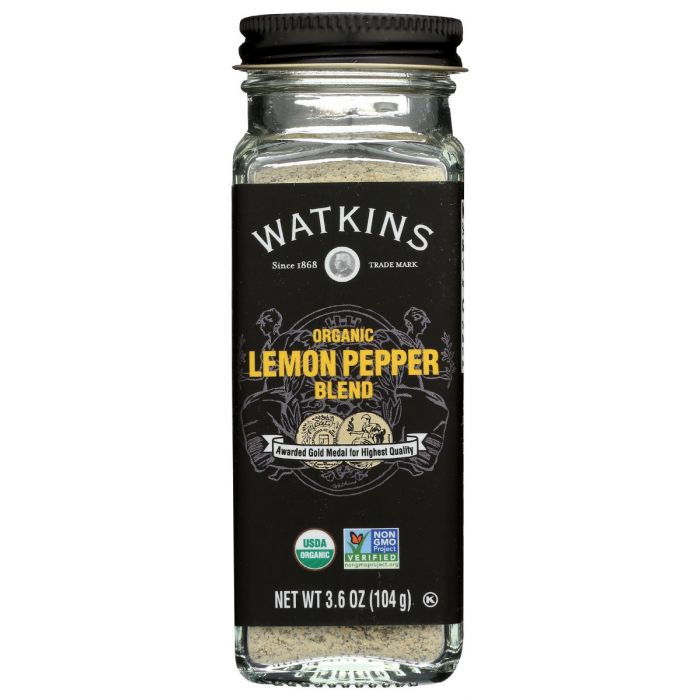 WATKINS: Ssnng Lemon Ppr Blend Org, 3.6 oz