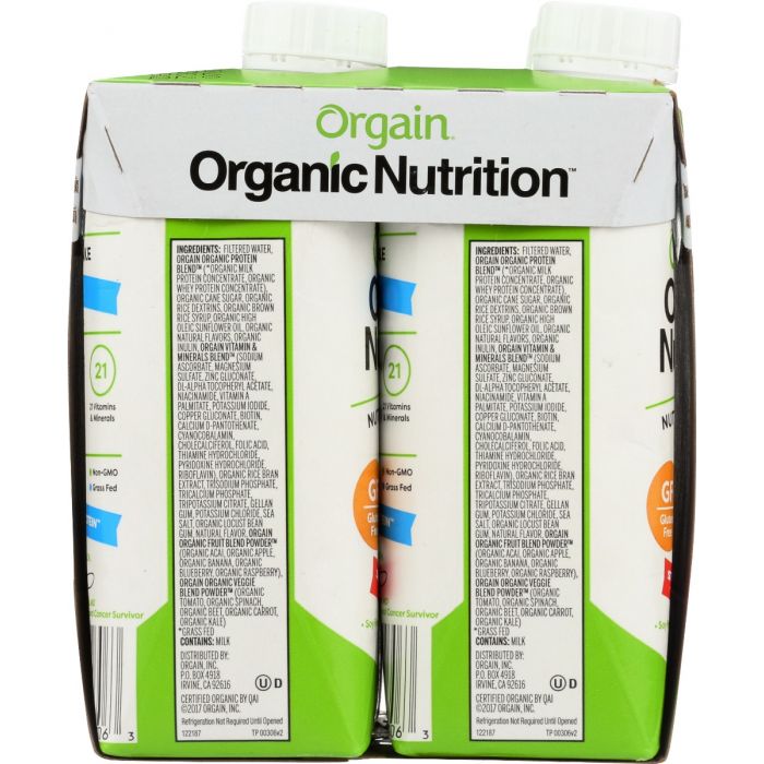 ORGAIN: Protein Rtd Strwbry 4Pk, 44 fo