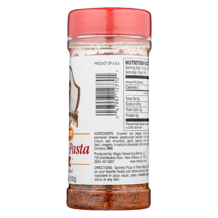 MAGIC SEASONING BLENDS: Ssnng Pizza & Pasta Hot Swt, 3.6 oz