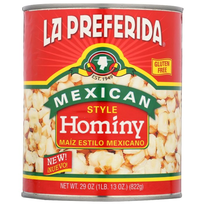 LA PREFERIDA: Bean Hominy Mexcn Style, 29 oz