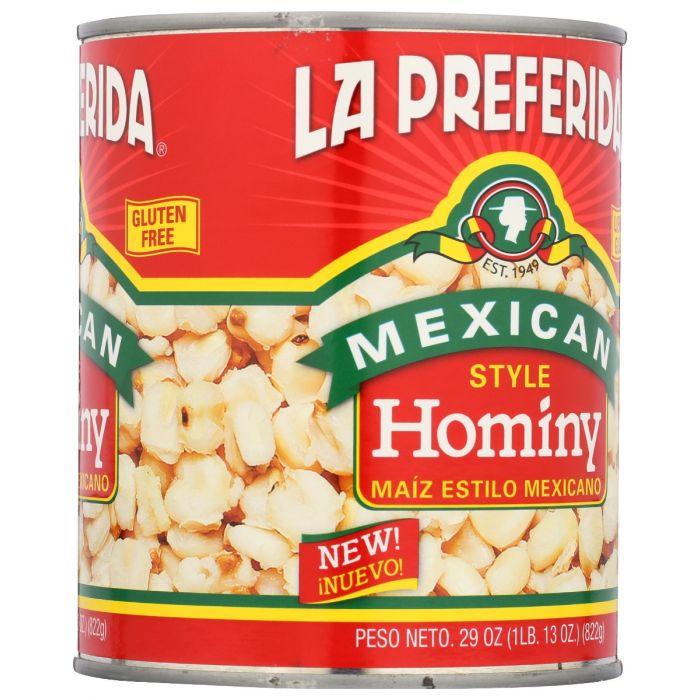 LA PREFERIDA: Bean Hominy Mexcn Style, 29 oz