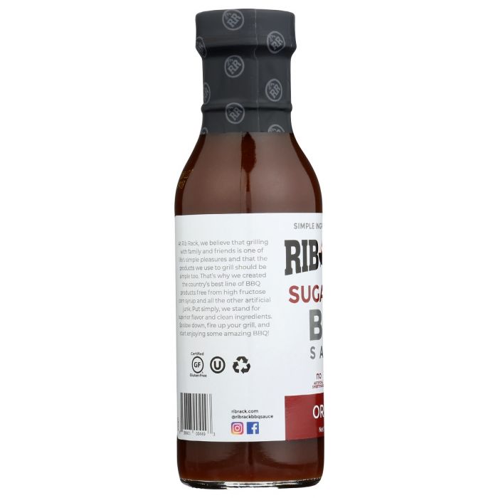 RIB RACK: Sauce Bbq Original Sf, 11 oz