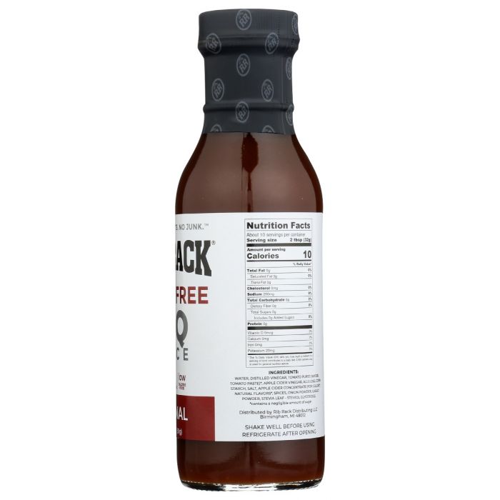 RIB RACK: Sauce Bbq Original Sf, 11 oz