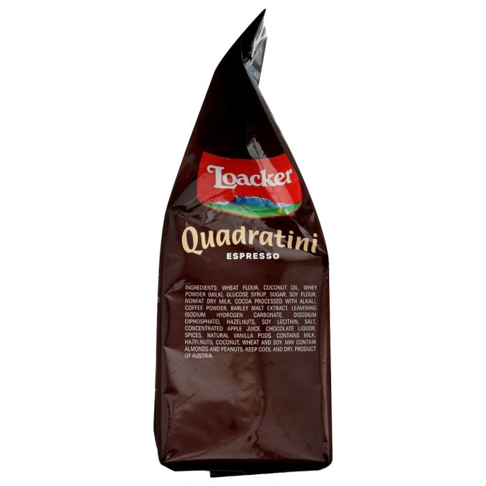 LOACKER: Wafer Qudrtni Esprsso 220G, 7.76 oz