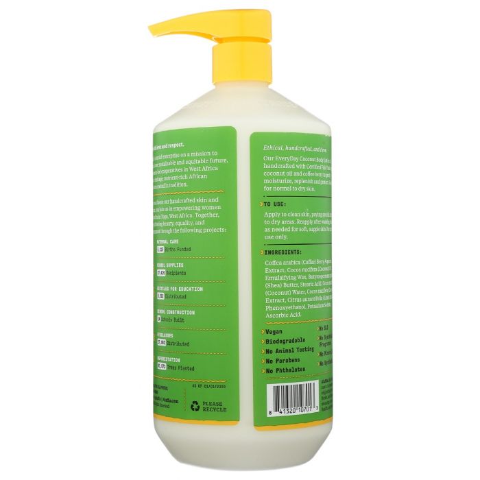 ALAFFIA: Lotion Body Coconut Lime, 32 fo