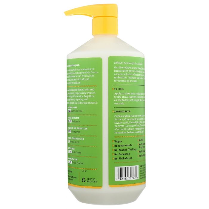 ALAFFIA: Lotion Body Evrydy Coconut, 32 fo