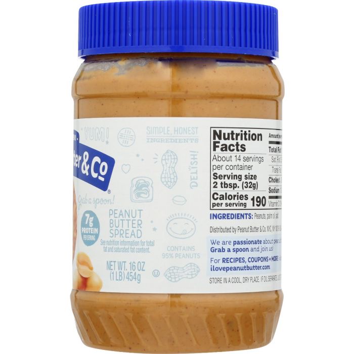 PEANUT BUTTER & CO: Peanut Bttr Smply Crnchy, 16 oz