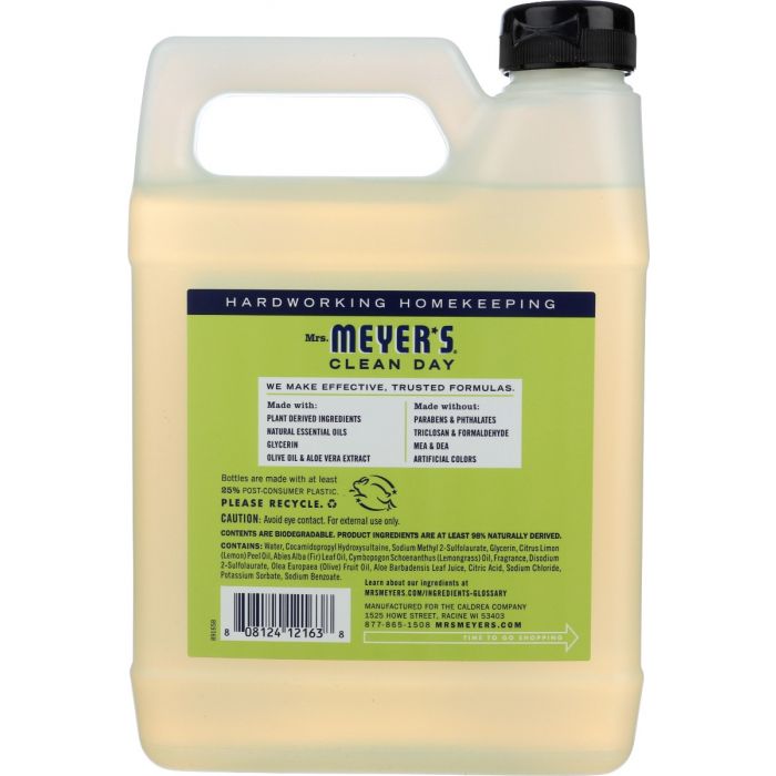 MRS MEYERS CLEAN DAY: Soap Refil Liq Lemon, 33 oz