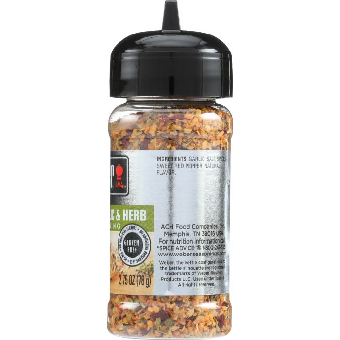 WEBER: Ssnng Rstd Grlc & Herb, 2.75 oz