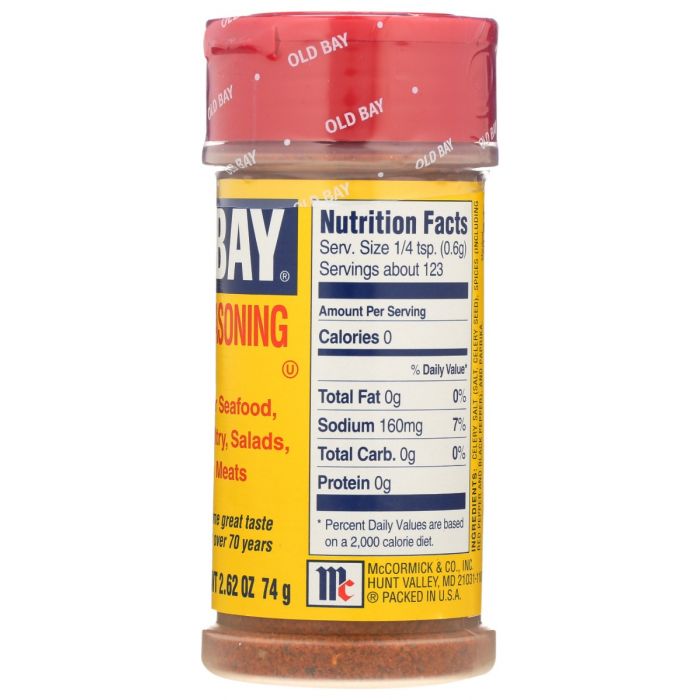 OLD BAY: Ssnng Shaker Btl, 2.62 oz