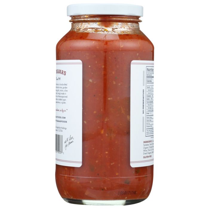 YO MAMAS FOODS: Sauce Tomato Burgndy Wine, 25 oz