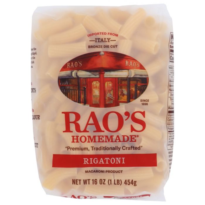 RAOS: Pasta Rigatoni, 16 oz