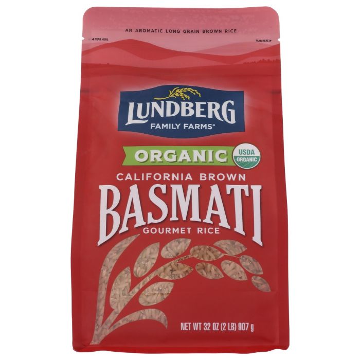 LUNDBERG: Rice Brwn Basmati Org Gf, 32 oz