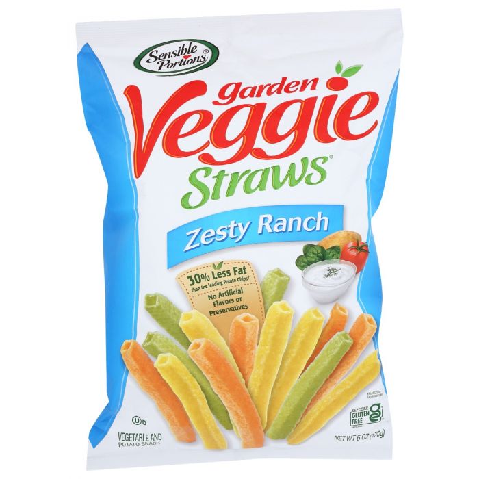 SENSIBLE PORTIONS: Straw Veggie Ranch, 7 oz